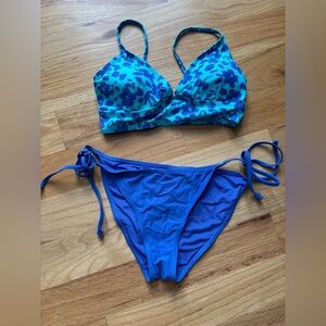 Islander turquoise and periwinkle blue Bikini